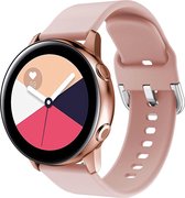 iMoshion Bandje Geschikt voor Samsung Galaxy Watch Active 2 (44mm) / Galaxy Watch Active 2 (40mm) / Galaxy Watch (42mm) / Galaxy Watch 40 mm / Galaxy Watch 3 41mm - iMoshion Siliconen bandje - Roze