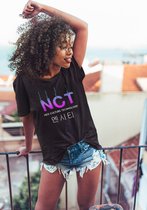 NCT Neo Culture Technology Letters Design Shirt | Art Kpop Merchandise Album | Zwart Shirt Maat XL