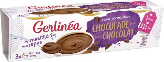 12x Gerlinea Pudding Chocolade 3 Pack 630 gr | bol