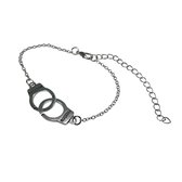 NiSy.nl Armband Handboeien | Zilverkleurig | 18 - 23 cm