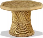 Salontafel achthoekig 60x60x45 cm bamboe