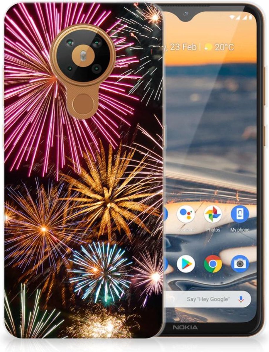 Nokia 5.3 Silicone Back Cover Vuurwerk