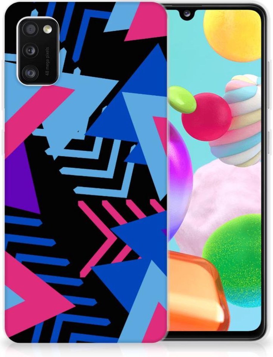 Samsung Galaxy A41 TPU Hoesje Funky Triangle