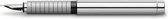Faber-Castell vulpen - Essentio Metal - glanzend chroom - M - FC-148500