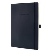 Sigel notitieboek - Conceptum Pure - A4 - zwart - softcover - 194 pagina's - 80 grams - dots - SI-CO308