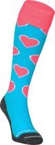 Brabo - BC8320C Socks Hearts Noir / Pink - Noir / Pink - Femme - Taille 28-30