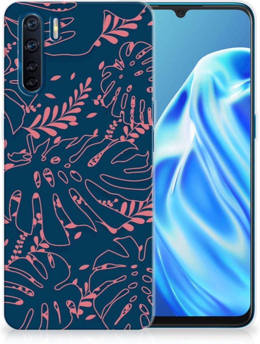 OPPO A91 TPU Case Palm Leaves