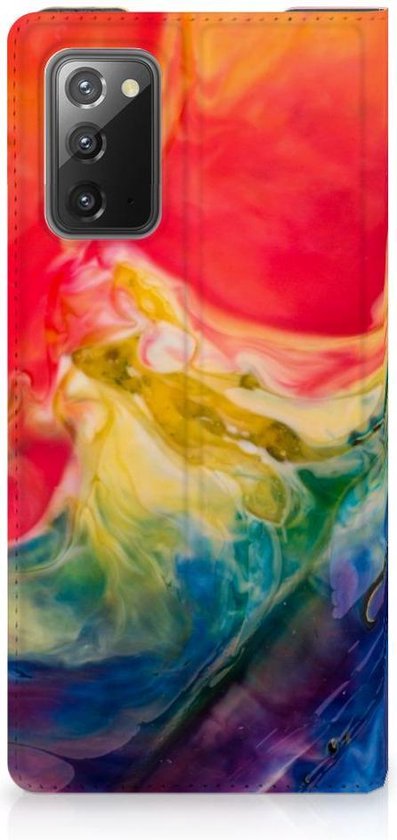 Coque Stand Samsung Galaxy Note20 Smart Cover Aquarelle Foncé