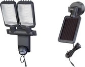 Brennenstuhl Duo Solar LED Schijnwerper - Zwart