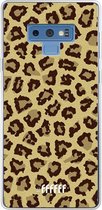 Samsung Galaxy Note 9 Hoesje Transparant TPU Case - Jaguar Print #ffffff