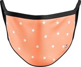 Karacter Mania Coral Stars Reusable Face Mask Cover / Mondkapje sterren koraal