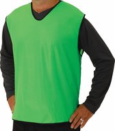10 x Pirotti mesh trainingsovergooier / hesje - fluor groen - maat: large