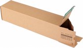 Longbox - langwerpige verzenddoos - vierkante verzendkoker met sluitstrip 610x105x105 bundel 10 stuks