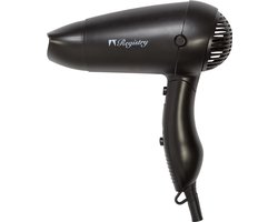 Registry Reisföhn - 1500 Watt - Zwart - 3 Snelheden - Inklapbaar - 1.75 meter snoer