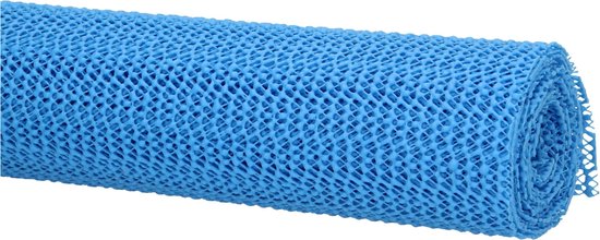 Multifunctionele Non Slip Gripmat – blauw – 30x150cm | Niet Klevende Antislipmat Gaas Patroon voor Bureaus en Keukenlades