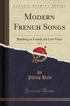 Modern French Songs, Vol. 1