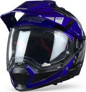 Nolan N70-2 X Decurio 32 Flat Black Blue Silver Anthracite Integraalhelm - Motorhelm - Maat S