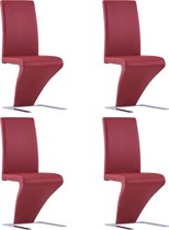 Eetkamerstoelen set 4 stuks (Incl LW anti kras viltjes) - Eetkamer stoelen - Extra stoelen voor huiskamer - Dineerstoelen – Tafelstoelen