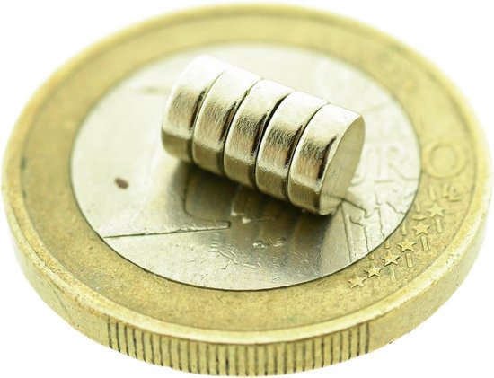 Super sterke magneten - 5 x 2 mm (25-stuks) - Rond - Neodymium - Koelkast magneten - Whiteboard magneten - Klein - Ronde - 5x2mm - Minigadgets