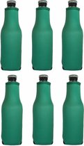 6 st. bierfleshouder- flessen koel houder | bierfles | Heinekengroen
