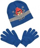Angry Birds - Winterset - Muts & Handschoenen - Model "Heavy Hitters!" - Donkerblauw - 52 cm