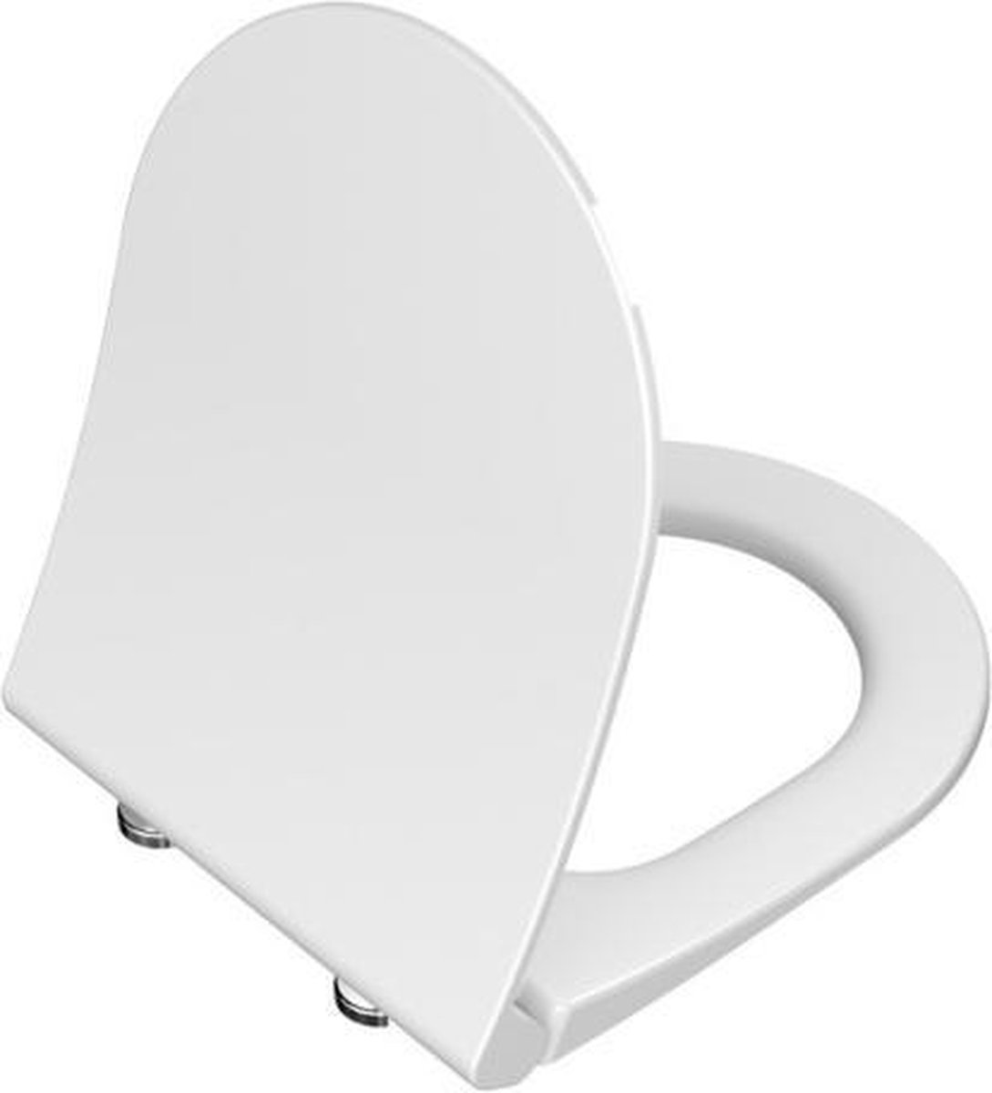 Nemo Spring Purcompact dunne toiletzitting in duroplast softclose en takeoff 457x364 mm wit