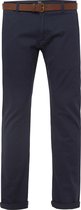 WE Fashion Heren effen slim tapered chino -Maat W36 X L36