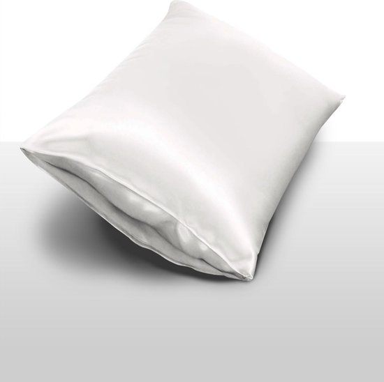 Taie d'oreiller en soie blanc 70x50 cm - 100% soie de mûrier | bol