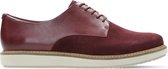 Clarks - Dames schoenen - Glick Darby - D - merlot suede - maat 6