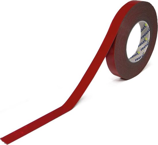 CANOPUS Dubbelzijdig Plakband Extra Sterk, 10 mm x 4,5 m, Waterdicht Dubbelzijdig Plakband, Montagetape, Ideal Voor Binnen, Buiten, Woondecoratie Gebruik, Plakband Voor Auto's, Zwart