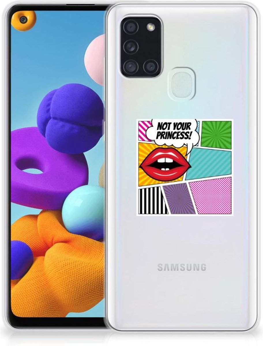 Samsung Galaxy A21s Silicone Back Cover Popart Princess