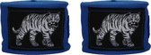ORCQ Tiger boxing handwraps- Boks Wraps - Boksbandages - Kickboks bandage - Paar - 450cm Blauw