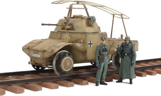 1:35 Tamiya 32413 P204 (f) Chemin de fer avec 2 figurines