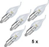 5 x E14 Candle-tip 4w GOLD-Warmwit dimbaar