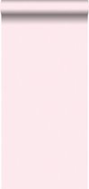 ESTAhome behang effen denim jeans structuur licht roze - 148703