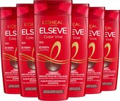 L’Oréal Paris Elsève Color Vive Shampoo - 6 x 250 ml - Gekleurd Haar - Voordeelverpakking