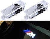 2x BMW M deur logo projector - portier voertuigverlichting - BMW 1-3-5-6-7-X-Z serie