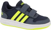 adidas Kinderen Donkerblauwe Hoops 2.0 klittenband - Maat 28