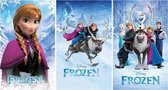 Frozen posterset - Disney - Elsa - Anna - Kristoff - 3 posters - 61 x 91.5 cm