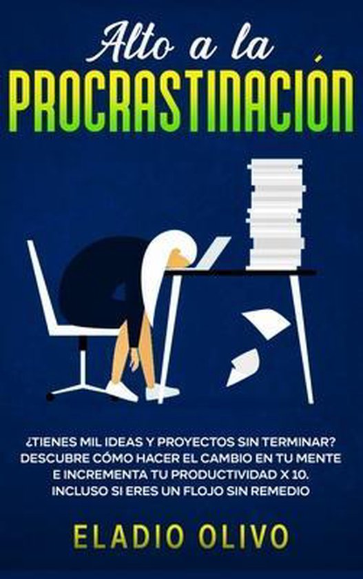 Alto a la procrastinación - cover