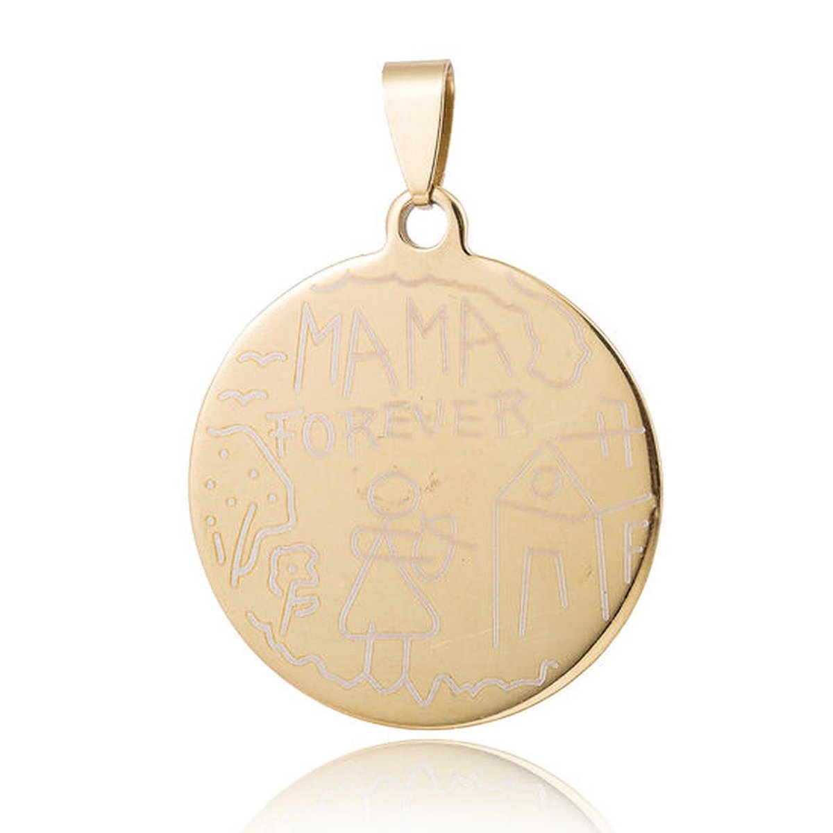 RVS Hanger STAINLESS STEEL - Goud Medallion