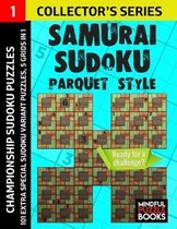 Samurai Sudoku Parquet Style: 101 Extra Special Sudoku Variant Puzzles, 5 grids in 1