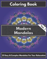 Coloring Book - Modern Mandalas Vol. 1