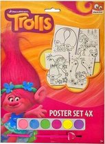 Trolls Poster Art Set - Waterverf