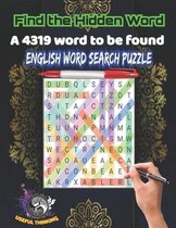 FIND THE HIDDEN WORDS a 4319 word to found, English word search puzzle