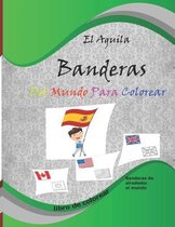 El aguila Banderas Del Mundo Para Colorear