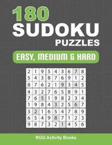 180 SUDOKU PUZZLES Easy, Medium & Hard