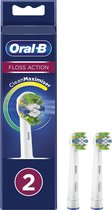 Oral-B FlossAction - Met CleanMaximiser-technologie - Opzetborstels - 2 Stuks