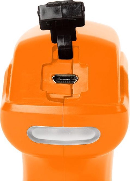 Toolland Drukspuit, elektrisch, regelbare sproeikop, ledindicator, 1 liter, wit/oranje/zwart van Merkloos	 — afbeelding 3