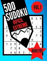 500 Sudoku dificil extremo adultos Vol.1